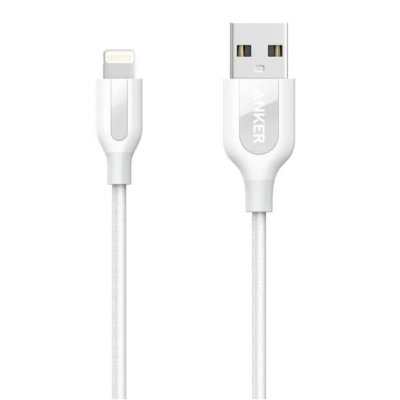 Кабель Anker PowerLine+ Lightning to USB 0.9m (Белый)
