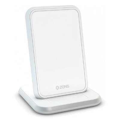 Беспроводное зарядное устройство ZENS Stand Aluminium Wireless Charger (Белый)