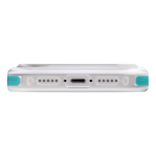 Чехол Uniq Combat Active MagSafe для iPhone 17 Pro Frost Clear/Turquoise (IP6.3P(2025)-COMAMFCLRTQ)