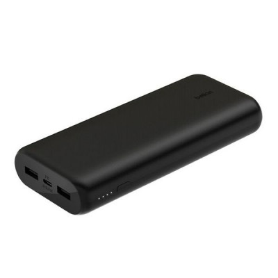 Внешний аккумулятор Belkin 3-Port Compact Power Bank 20000mAh (BPB014btBK) Black