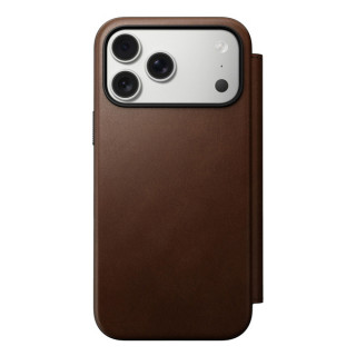 Чехол Nomad Modern Leather Folio для iPhone 17 Pro Max (NM014131858) Brown