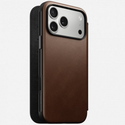 Чехол Nomad Modern Leather Folio для iPhone 17 Pro Max (NM014131858) Brown