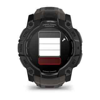 Умные часы Garmin Instinct 3 Amoled 50 mm Black with Charcoal Band (010-03020-00)