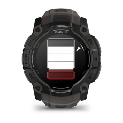 Умные часы Garmin Instinct 3 Amoled 50 mm Black with Charcoal Band (010-03020-00)