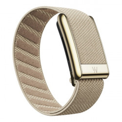 Плетеный ремешок для Whoop 5.0 SuperKnit Luxe Band​ (Dune with Gold)