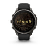 Garmin Fenix 9 Pro 47 мм inReach Carbon Gray DLC Titanium with Black/Pebble Gray Silicone Band (010-04336-10)
