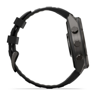 Garmin Fenix 9 Pro 47 мм inReach Carbon Gray DLC Titanium with Black/Pebble Gray Silicone Band (010-04336-10/010-04336-11)
