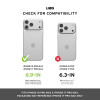 Чехол UAG Dot MagFit для iPhone 18 Pro Max/17 Pro Max 6.9" (11458611433B) Ice/Smoke