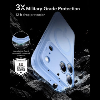 Чехол ESR Classic Hybrid Magnetic для iPhone 18 Pro / 17 Pro (Frosted Misty Blue)