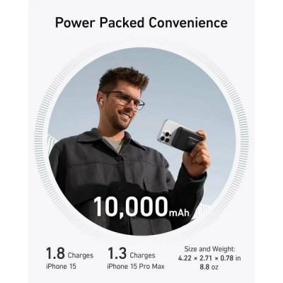 Внешний аккумулятор Anker 633 PowerCore 10000 мАч (A1654H11) черный