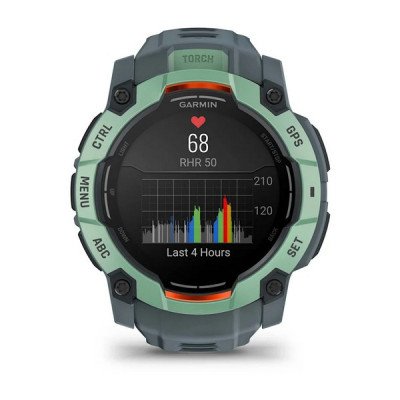 Умные часы Garmin Instinct 3 Amoled 50 mm Neo Tropic with Twilight Band (010-03020-01)