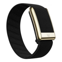 Плетеный ремешок для Whoop 5.0 SuperKnit Luxe Band​ (Obsidian with Gold)