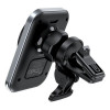 Автомобильное беспроводное зарядное устройство Choetech Air Vent Magnetic Phone Car Mount Holder 15W (T206-F-ACBK)