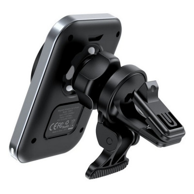 Автомобильное беспроводное зарядное устройство Choetech Air Vent Magnetic Phone Car Mount Holder 15W (T206-F-ACBK)