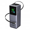 Внешний аккумулятор Ugreen PB726 20000mAh 165W с выдвижным кабелем (95670B) Space Gray