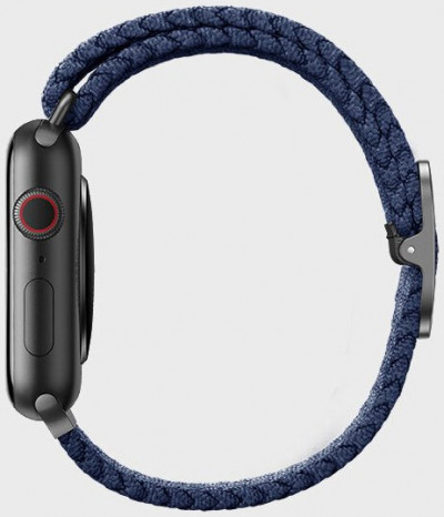 Ремешок Uniq Aspen Strap Braided для Apple Watch 38/40/41 мм (40MM-ASPOBLU) синий
