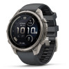 Garmin Fenix 9 Pro 47 мм inReach Titanium with Graphite/Black Silicone Band (010-04336-20)