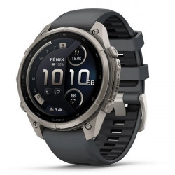Garmin Fenix 9 Pro 47 мм inReach Titanium with Graphite/Black Silicone Band (010-04336-20)