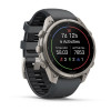 Garmin Fenix 9 Pro 47 мм inReach Titanium with Graphite/Black Silicone Band (010-04336-20)
