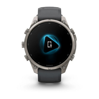Garmin Fenix 9 Pro 47 мм inReach Titanium with Graphite/Black Silicone Band (010-04336-20/010-04336-21)