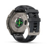Garmin Fenix 9 Pro 47 мм inReach Titanium with Graphite/Black Silicone Band (010-04336-20)