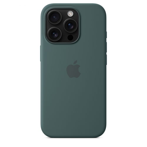 Чехол Apple iPhone 16 Pro Max Silicone Case with MagSafe Lake Green MA7V4