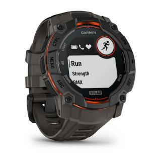 Умные часы Garmin Instinct 3 Solar 50 mm Black with Charcoal Band (010-02935-00)