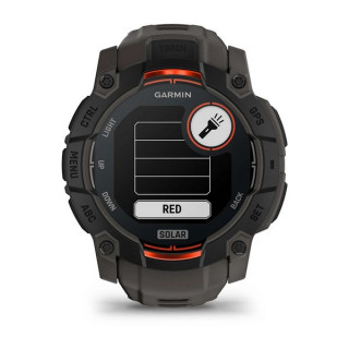 Умные часы Garmin Instinct 3 Solar 50 mm Black with Charcoal Band (010-02935-00)