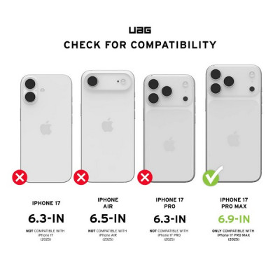 Чехол UAG Monarch Pro для iPhone 17 Pro Max 6.9" (11451411397B) зеленый (Kevlar Element Green)