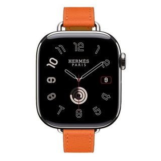 Apple Watch Series 11 Hermes 42 mm Attelage Single Tour Orange
