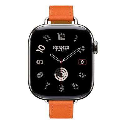 Apple Watch Series 11 Hermes 42 mm Attelage Single Tour Orange