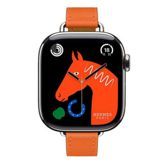 Apple Watch Series 11 Hermes 42 mm Attelage Single Tour Orange