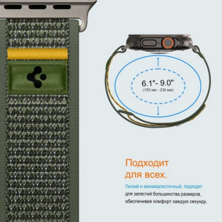 Ремешок Spigen Athlex Air для Apple Watch 42/44/45/49 мм (AMP09035) Green