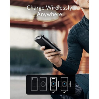 Внешний аккумулятор Anker PowerCore Wireless Power Bank 10000 мAч (A1617H11) Black
