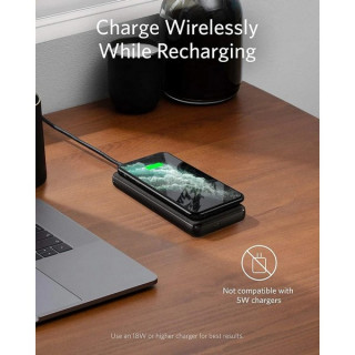 Внешний аккумулятор Anker PowerCore Wireless Power Bank 10000 мAч (A1617H11) Black
