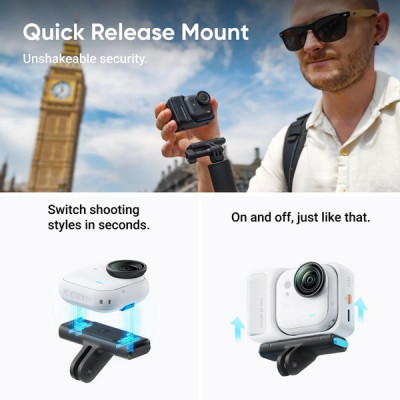 Экшн-камера Insta360 GO Ultra Creator Bundle (Midnight Black)