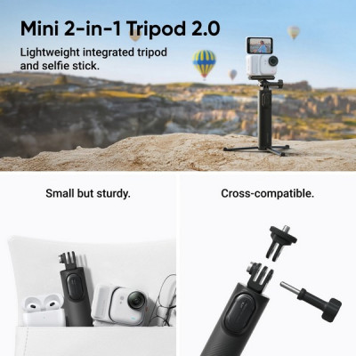 Экшн-камера Insta360 GO Ultra Creator Bundle (Midnight Black)