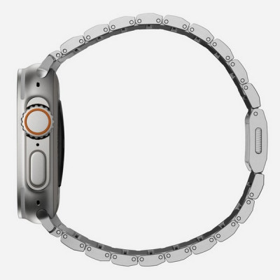 Ремешок Nomad Titanium Band для Apple Watch 49/45/44 мм (NM1A4HSXT0) Silver