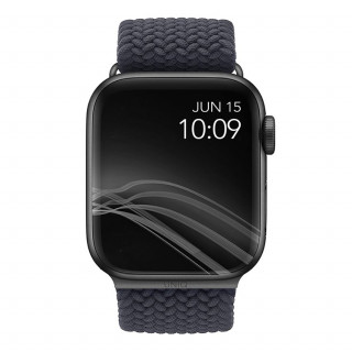Ремешок Uniq Aspen Strap Braided для Apple Watch 38/40/41 мм (40MM-ASPGRY) серый