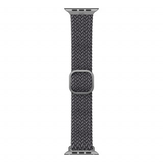 Ремешок Uniq Aspen Strap Braided для Apple Watch 38/40/41 мм (40MM-ASPGRY) серый