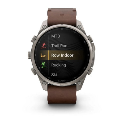 Garmin Fenix 9 Pro 47 мм inReach Titanium with Walnut Leather Band (010-04336-40)