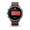 Garmin Fenix 9 Pro 47 мм inReach Titanium with Walnut Leather Band (010-04336-40)