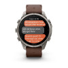 Garmin Fenix 9 Pro 47 мм inReach Titanium with Walnut Leather Band (010-04336-40)