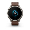 Garmin Fenix 9 Pro 47 мм inReach Titanium with Walnut Leather Band (010-04336-40)