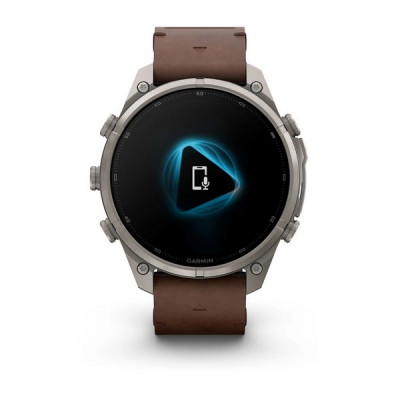 Garmin Fenix 9 Pro 47 мм inReach Titanium with Walnut Leather Band (010-04336-40)