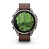 Garmin Fenix 9 Pro 47 мм inReach Titanium with Walnut Leather Band (010-04336-40)