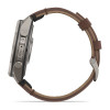 Garmin Fenix 9 Pro 47 мм inReach Titanium with Walnut Leather Band (010-04336-40)