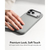 Чехол ESR Atelier Silicone Leather Kickstand Magnetic для iPhone 18 Pro Max / 17 Pro Max (Light Gray)