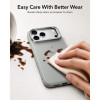 Чехол ESR Atelier Silicone Leather Kickstand Magnetic для iPhone 18 Pro Max / 17 Pro Max (Light Gray)