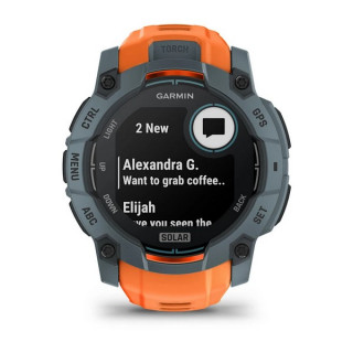Умные часы Garmin Instinct 3 Solar 50 mm Twilight with Solstice Band (010-02935-01)